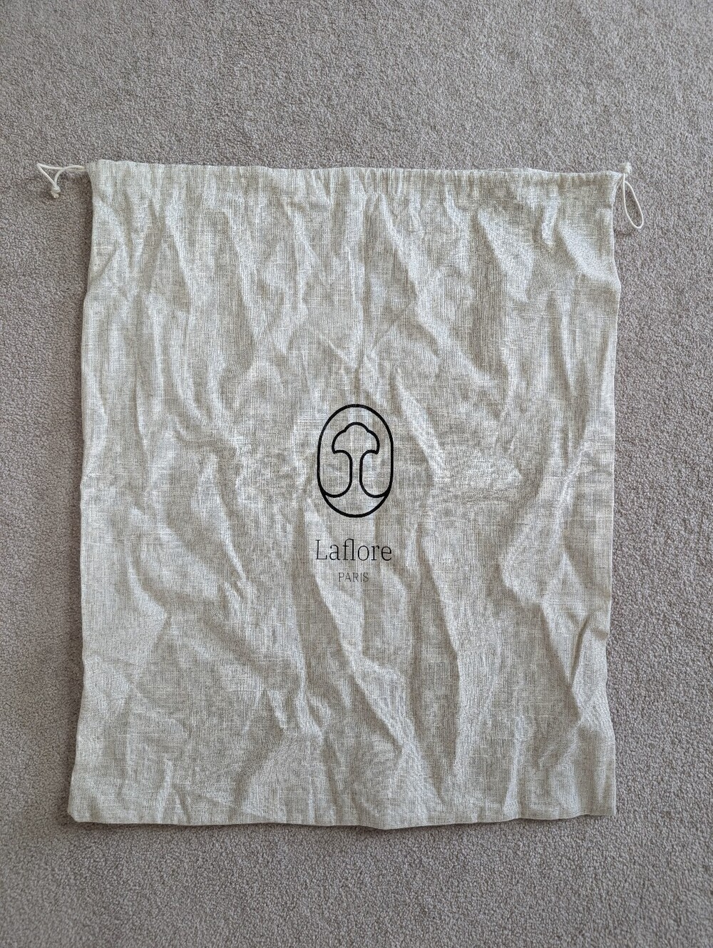 Laflore Paris Large Linen Dust Bag